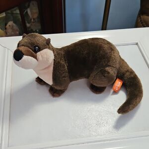 Wild Republic Brown Plush Otter Toy Stuffed Animal